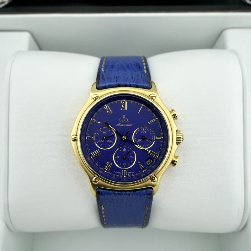 Image 20 of Ebel 1911 Automatic Chronograph 8134901; 18k gold watch