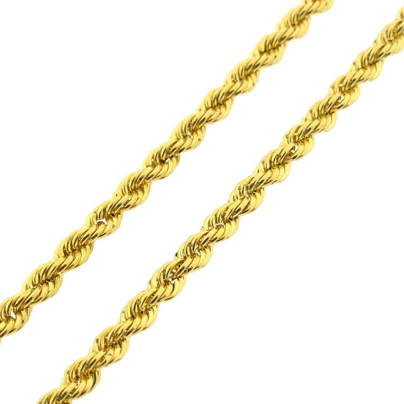 Image 6 of Gold twisted link chain