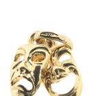 Image 6 of 9 ct. Comedy and tragedy mask pendant/charm