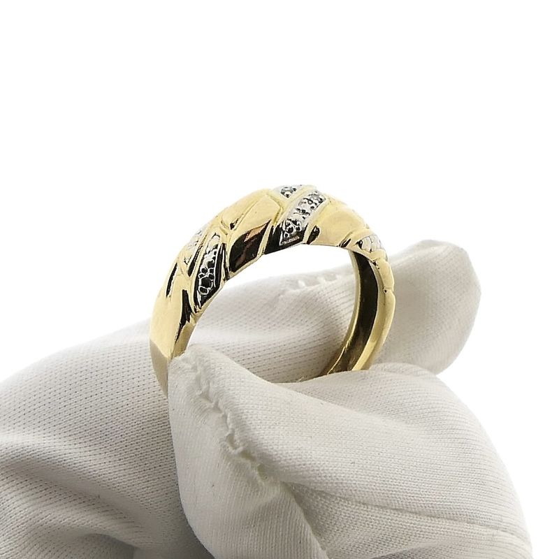 Image 7 of Gold ring with diamond | 0.01 ct.