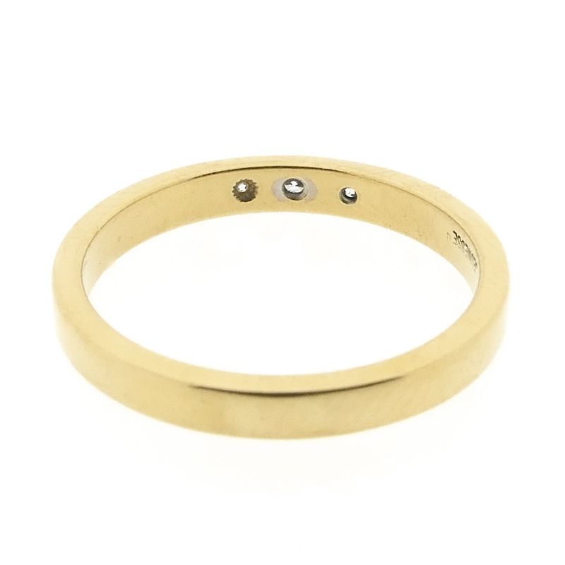 Image 5 of Gold ring with diamond; 0.06 ct. | Jeunesse