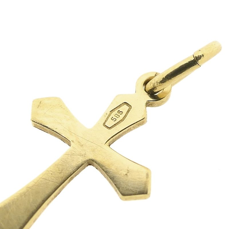 Image 6 of Gold pendant of a cross