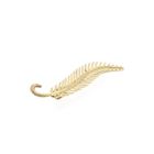 Afbeelding 3 van Vintage gouden veer broche 