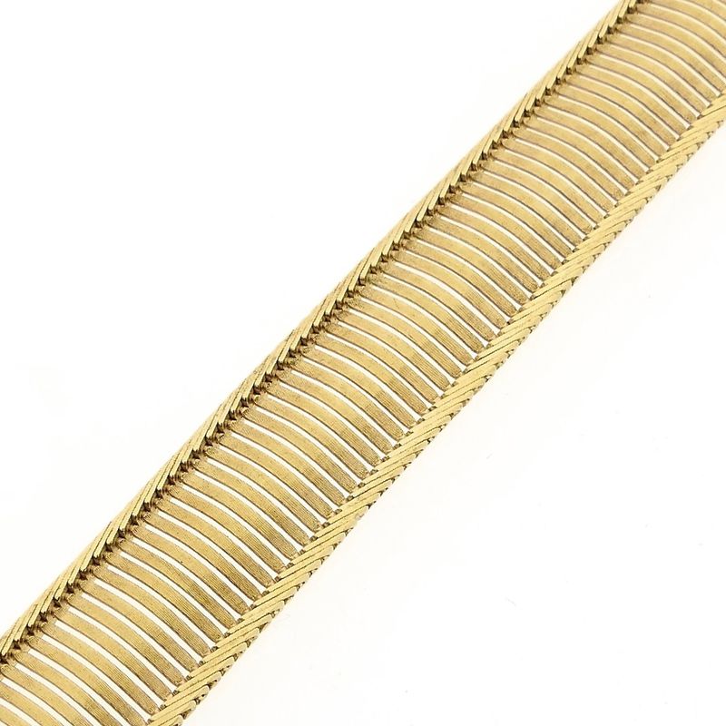 Image 8 of 14 Karat Golden Fantasy Chain Bracelet; 19 cm
