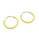 Image 4 of Gold subtle earrings | Ø 16.0 mm
