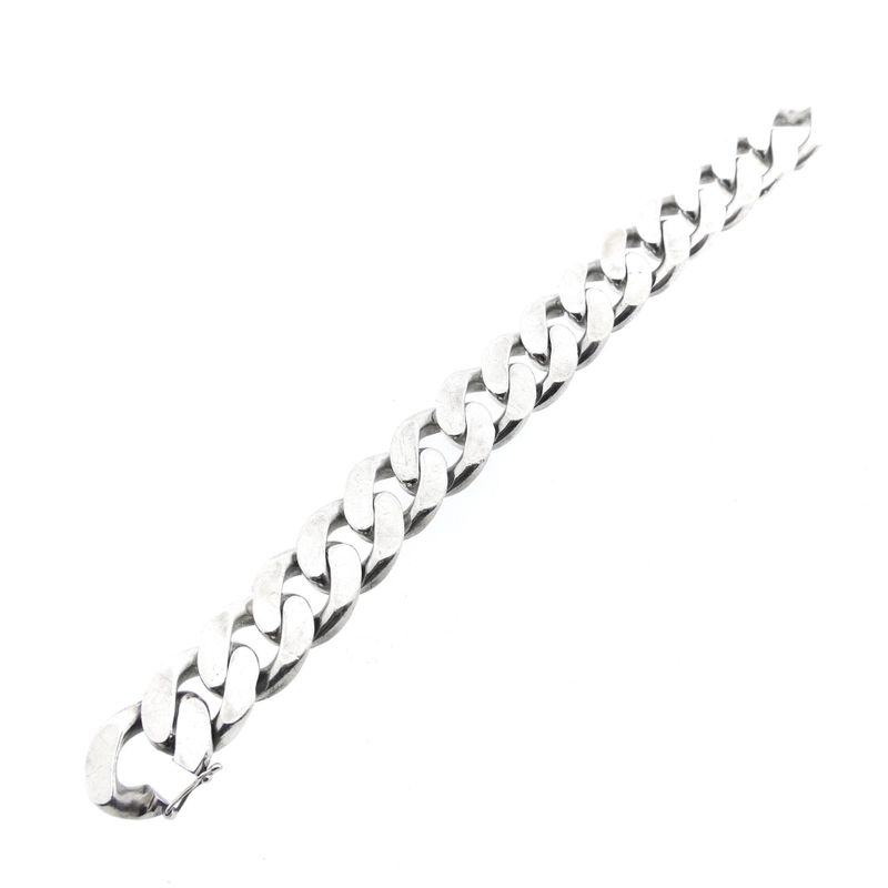 Image 6 of Solid Silver Gourmet Chain Bracelet