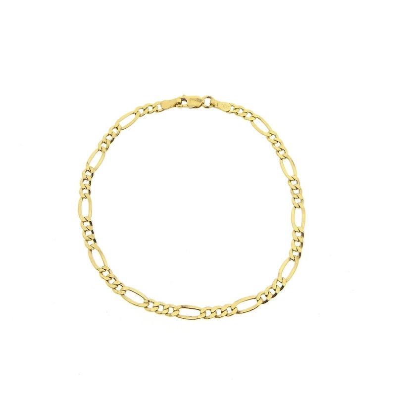 Image 3 of 9 carat Figaro link bracelet | 18.5 cm