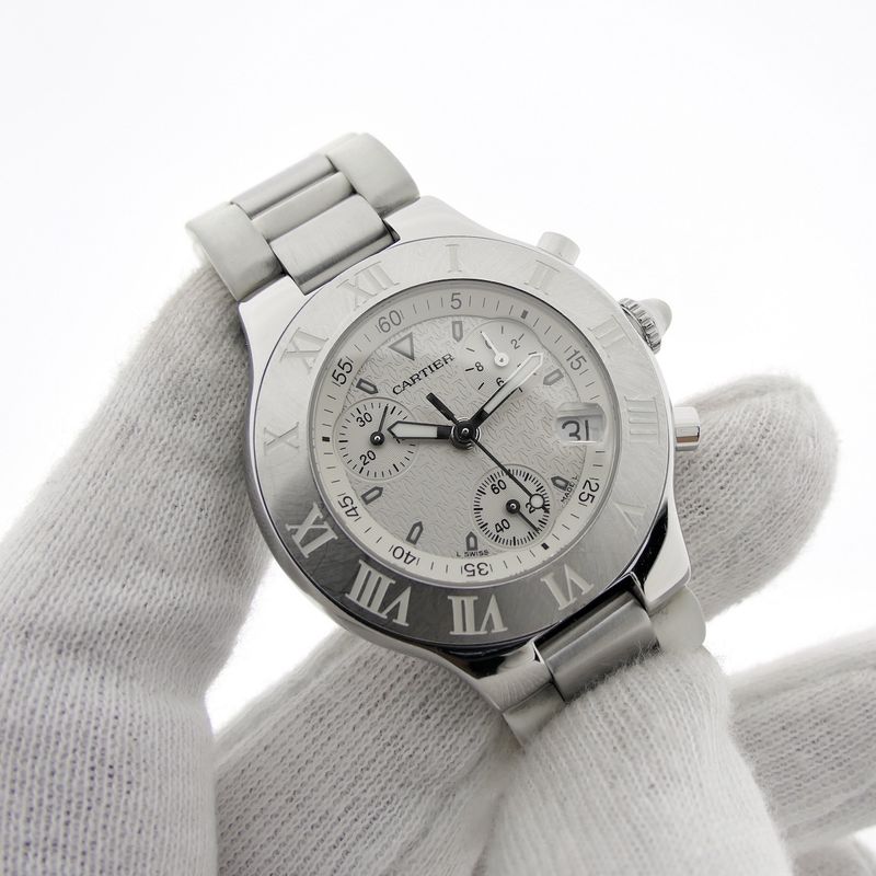Image 13 of Cartier Chronoscaph 21; Chronograph watch