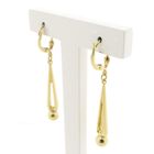 Image 4 of Vintage gold drop earrings