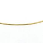 Image 5 of Gold round omega link necklace