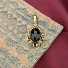 Image 2 of Vintage gold pendant with garnet