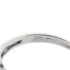 Image 7 of White gold ring set with rose-cut diamonds | 0.45 ct.