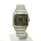 Image 1 of Cartier Santos Galbee 1566; Gold/steel unisex watch