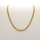 Image 1 of Gold gourmet link necklace | 41 cm
