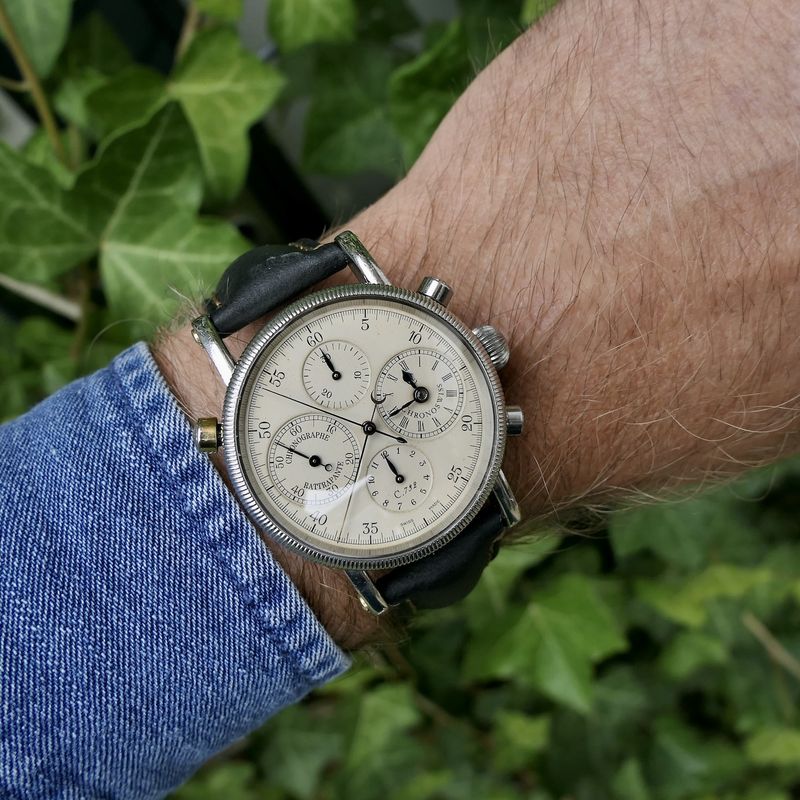 Image 21 of Chronoswiss Rattrapante Chronograph CH7323; Automatic men's watch with double chronograph