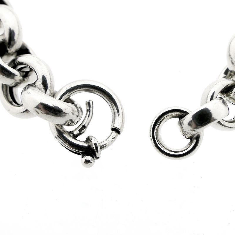 Image 7 of Silver jasseron necklace | 52 cm