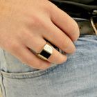 Image 2 of Gold signet ring with onyx | Men