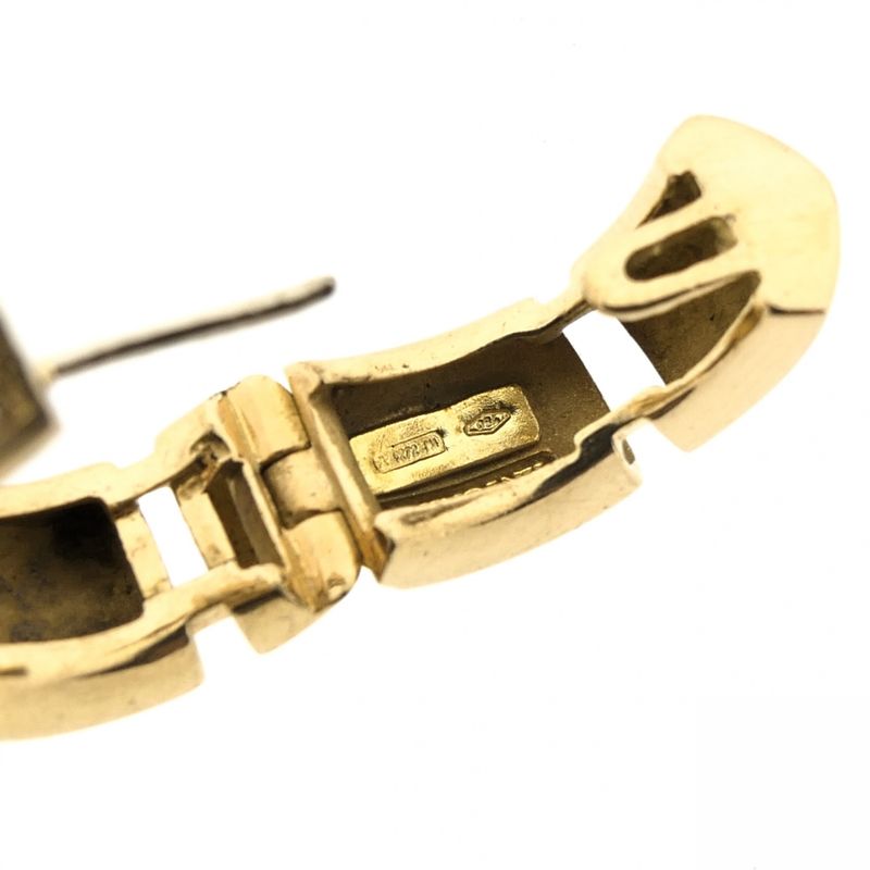 Image 9 of Antonini gold earrings with diamonds; 0.78 ct.