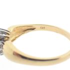 Image 5 of Gold entourage ring with diamonds | 0.19 ct.