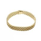 Image 5 of Vintage gold bracelet with pattern