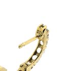 Image 10 of 9 crt. stud earrings with pink and clear sapphires