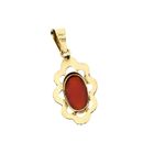 Image 6 of Gold Pendant with Carnelian