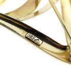 Image 6 of Two-tone gold fantasy brooch with diamond; 0.005 ct.