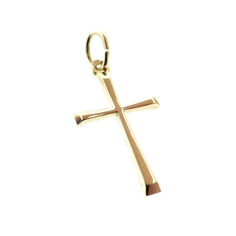 Image 4 of Gold pendant with a subtle cross