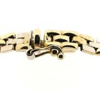 Image 7 of Two-tone gold panther link bracelet | 19 cm