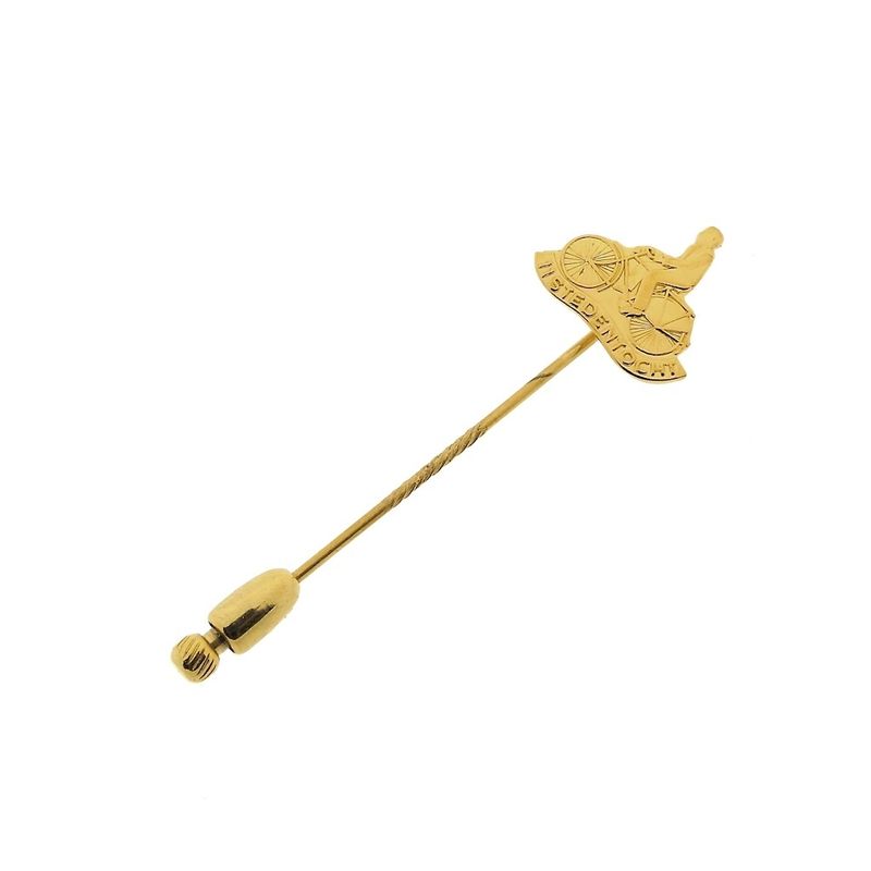 Image 3 of Gold lapel pin, tie pin from the Eleven Cities Tour