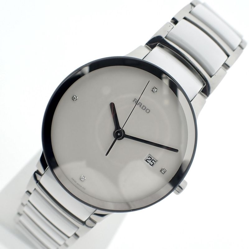 Image 13 of Rado Centrix; Unisex watch with diamonds