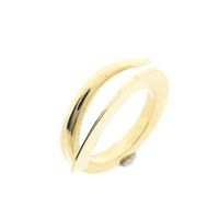 Solid Gold Ring with Organic Design