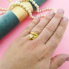 Image 2 of Carrera y Carrera vintage gold ring with diamonds; 0.20 ct.