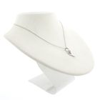 Image 7 of Silver pendant with a pink zirconia