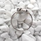 Image 6 of Silver ring with movable figures