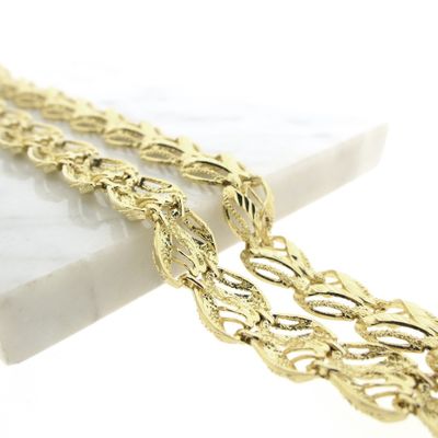 Golden fantasy link necklace Image 2 of Golden fantasy link necklace