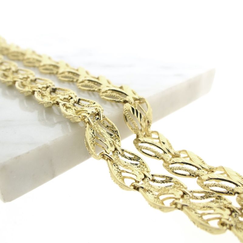 Image 2 of Golden fantasy link necklace