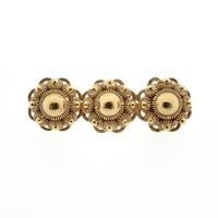 Golden Zeeland button brooch