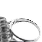 Image 9 of Antique white gold entourage ring with diamonds; 1.29 ct.