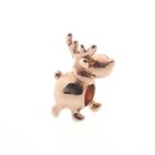 Image 3 of Pandora Moments charm; Rose gold plated; Happy Reindeer