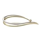 Image 1 of Two-tone fantasy brooch with diamond.