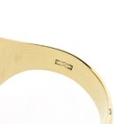 Image 6 of Gold signet ring with blue layered stone | Constant