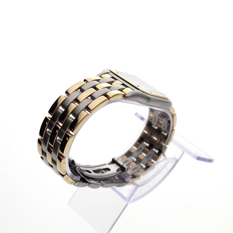 Image 18 of Cartier Panthère '3 Row' Large/Jumbo 183957; 18ct. Gold/steel watch