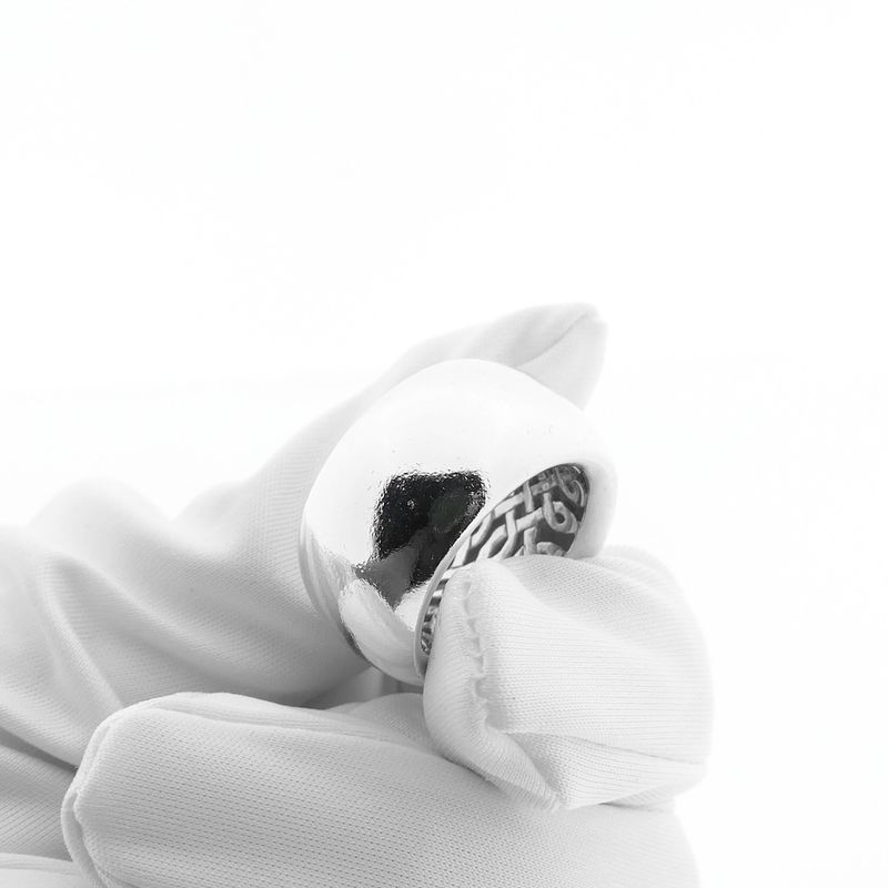 Image 5 of Wide silver domed ring