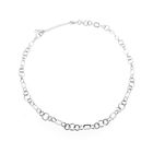 Image 7 of Silver playful anchor link necklace; BIBA | 43-46 cm