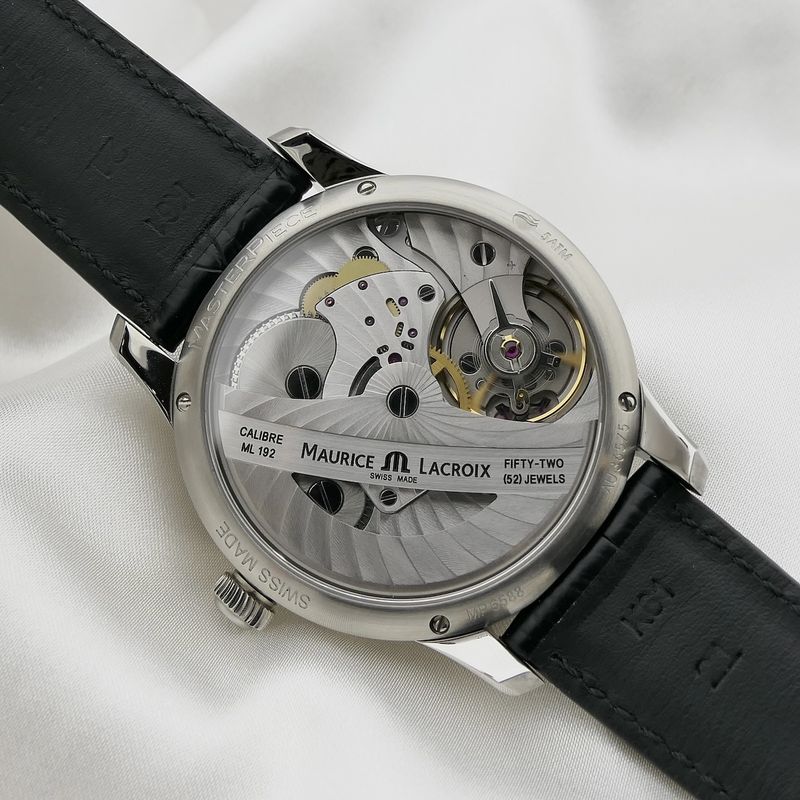 Image 20 of Maurice Lacroix Masterpiece Moon Retrograde MP6588; Automatic men's watch