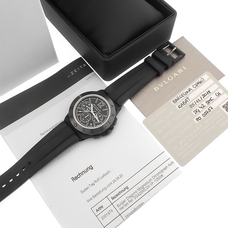 Image 12 of Bvlgari Diagono Magnesium Chronograph Men's Watch