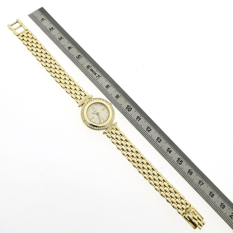 Image 24 of Chopard Geneva Classic 884.1; Vintage 18k gold women's watch with diamonds