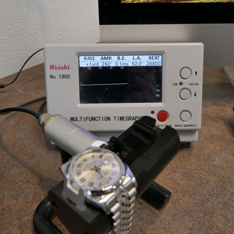 Image 17 of Rolex Datejust 'Deco Blue Arab' 116200; Automatic watch