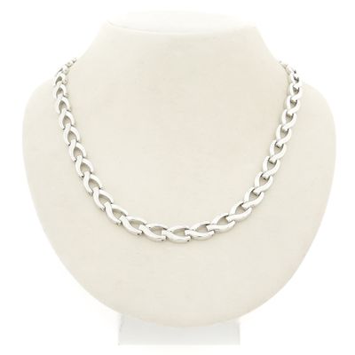 Image 1 of Silver fantasy link chain | 43.5 cm